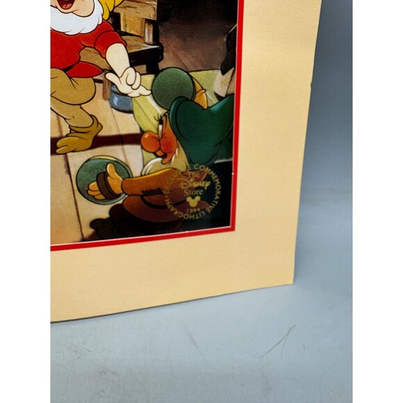 Walt Disney classic Snow White and the seven Dwarfs lithograph 1994 READ - Picture 11 of 12